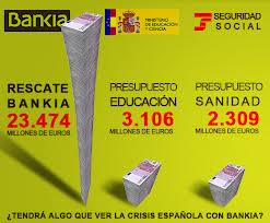 Bankia y los recortes parecen dirctamente relacionados