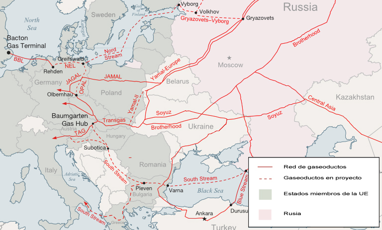 Se dispara el precio del gas en Inglaterra y Alemania por el conflicto ucraniano