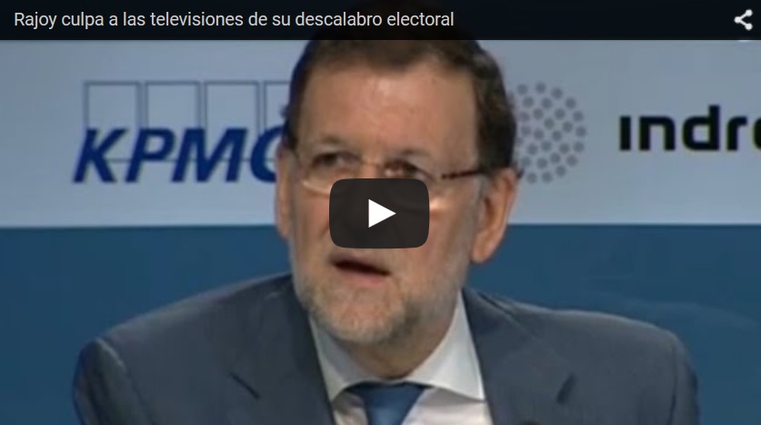 Rajoy culpa a las televisiones de su desplome electoral por el "martilleo" con la corrupción