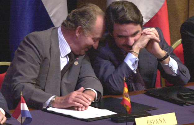 Aznar y Juan Carlos I