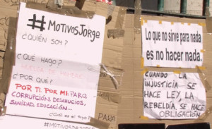 Motivos de Jorge - Huelga de Hambre en Madrid