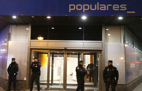 El PP destruye los correos de Lapuerta y Páez antes del registro policial de su sede