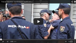 (Vídeo) La Policía impide el ‘Rodea el Congreso’ y agrede a un periodista