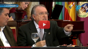 (Vídeo) Concejal del PP recrimina a concejal de IU el cobrar una pensión por tener cáncer