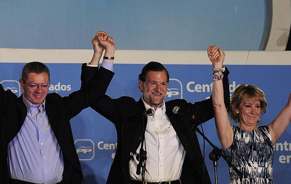 Rajoy-Gallardón-Aguirre
