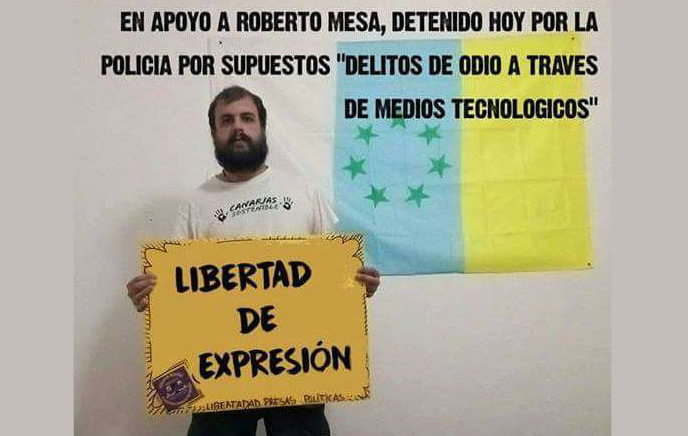 Roberto Mesa-Protesta